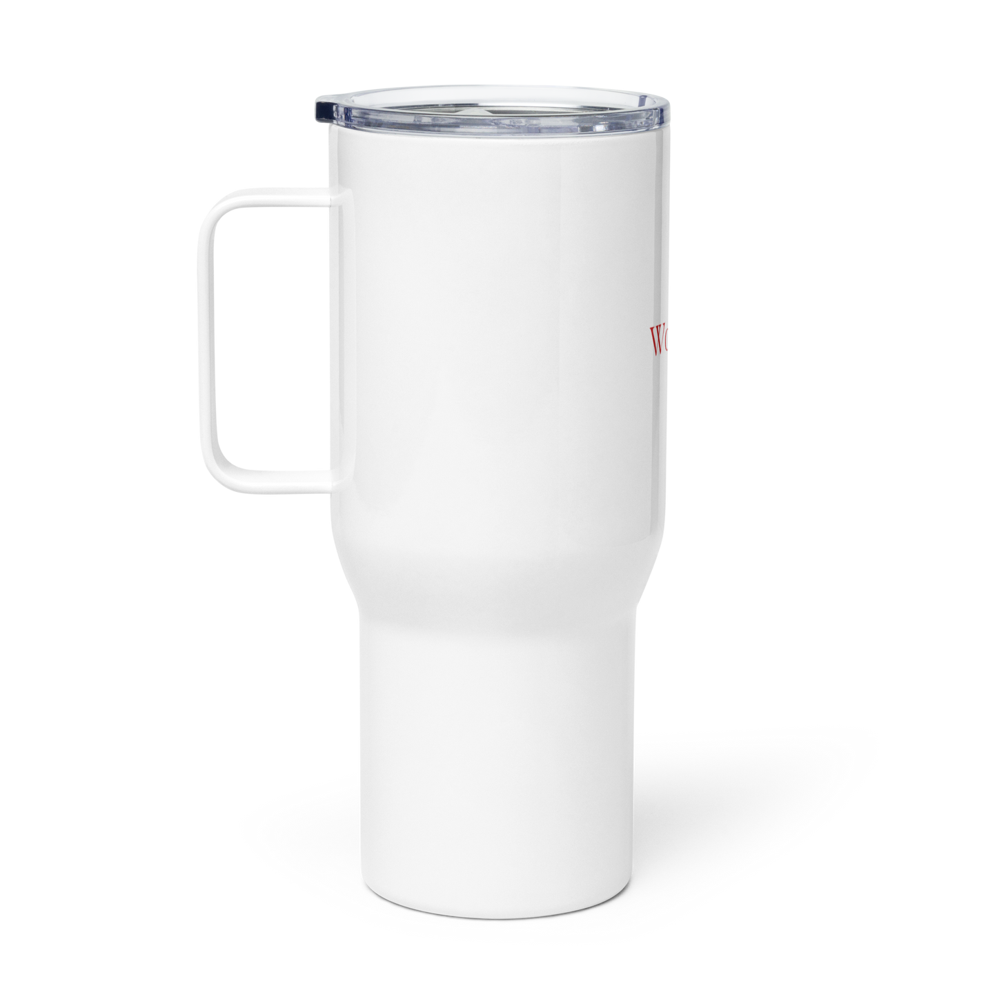 Worship travel mug RED